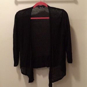 Black cardigan